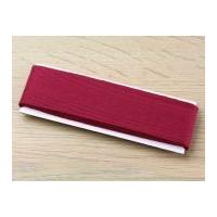 15mm Prym Strong Cotton Herringbone Tape 5m Wine Red