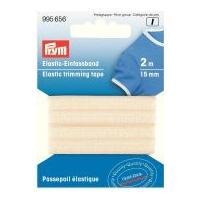 15mm prym fold over elastic trimming tape 2m beige