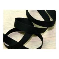 15mm prym strong cotton herringbone tape black