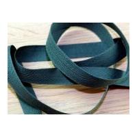 15mm prym strong cotton herringbone tape fir green