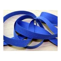 15mm prym strong cotton herringbone tape blue