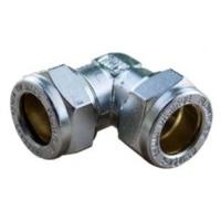 15mm x 15mm Chrome Compression Elbow