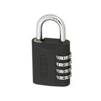 158kc45mm combination padlock with key override