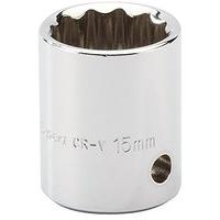 15mm 12point Socket 3/8dr-pckd