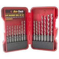 15pc Masonry Drill Bit Set