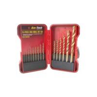 15 piece hss titanium nitride coated drill bit set