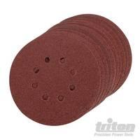 150mm 10pk hook loop sanding disc 80 grit