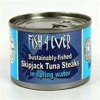 15 Pack of Fish4Ever Tuna Steaks in Spring Water 160 g