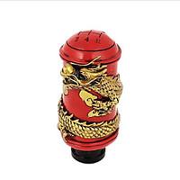 1.5cm Dia Caliber Dragon Pattern Car Gear Shift Knob Stick Shifter