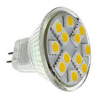 15w gu4mr11 led spotlight mr11 12 smd 5050 160 lm warm white dc 12 v