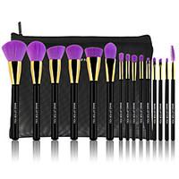 15 Makeup Brushes Set Synthetic Hair Professional Travel Full Coverage Wood Face Eye Lip MAKE-UP FOR YOU