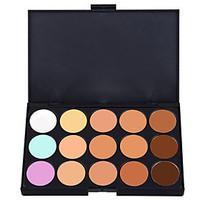 15 Colors 3in1 Professional Camouflage Natural Facial Concealer/Foundation/Bronzer Makeup Cosmetic Palette