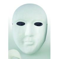 150 x 220mm plain white mask