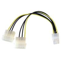 15cm 4-Pin Molex M-F Extension