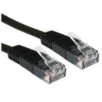 1.5m Flat Network Cable - Black - Ideal for use under floor