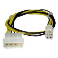 15cm 4-Pin Molex M- 3X4-Pin Molex F Power Splitter