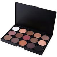15 Colors 5in1 Smoky Eyeshadow/Makeup Base Primer/Foundation/Blusher/Bronzer Professional Cosmetic Palette Earth Tone
