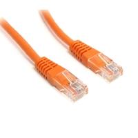 15 ft Cat5e Orange Molded RJ45 UTP Cat 5e Patch Cable - 15ft Patch Cord