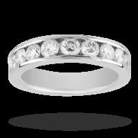 150 total carat weight brilliant cut diamond eternity ring in platinum