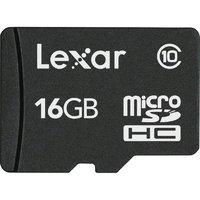 16GB Lexar Micro SDHC Memory Card C10