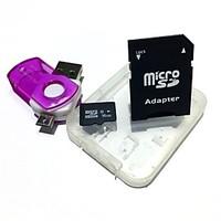 16GB MicroSDHC TF Memory Card with 2 in 1 USB OTG Card Reader Micro USB OTG