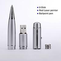 16gb zp red laser pointer ballpoint pen style high writing reading spe ...