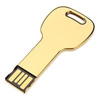 16GB Metal Key Type USB Flash Pen Drive with Chain Hole (Assorted Colors)