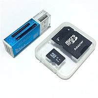 16GB MicroSDHC TF Memory Card with all in one USB Card Reader and SDHC SD Adapter