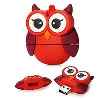 16GB Big Eyes Red Owl USB 2.0 Flash Drive for Festival Gift / Business / Storage