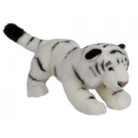 16 lying white tiger soft toy