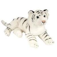 16 white laying tiger soft toy