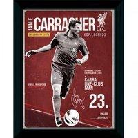 16 x 12 liverpool carragher retro framed photograph