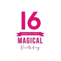 16 Magical |Birthday Card |DO1016