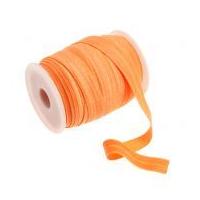 16mm Fold Over Elastic Neon Orange