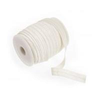 16mm Fold Over Elastic Ivory