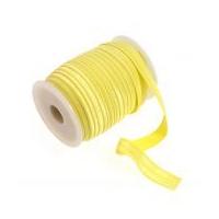 16mm Fold Over Elastic Yellow