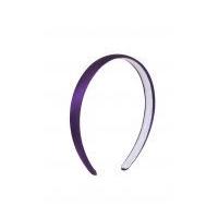 16mm Simplicity Plain Satin Headband Purple