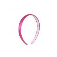 16mm Simplicity Plain Satin Headband Cerise Pink