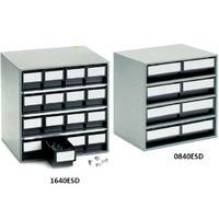 16 Drawer 82h x 92w x 300d ESD Small Parts Cabinet with Steel Housing