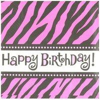 16 Pk Happy Birthday Napkins