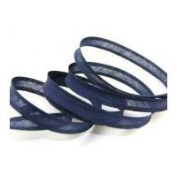 16mm cotton bias binding tape navy blue