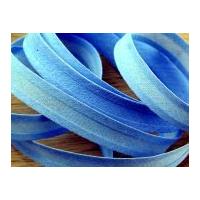 16mm 100 cotton double fold bias binding trimming sky blue