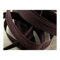 16mm 100 cotton double fold bias binding trimming brown