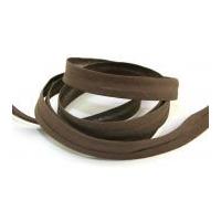 16mm cotton bias binding tape dark brown