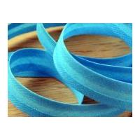 16mm 100% Cotton Double Fold Bias Binding Trimming Turquoise
