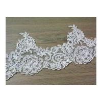 16cm naomi embroidered beaded couture bridal lace trimming ivory