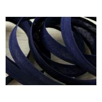 16mm 100 cotton double fold bias binding trimming navy blue