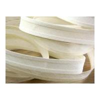 16mm 100% Cotton Double Fold Bias Binding Trimming Oatmeal