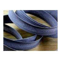 16mm 100 cotton double fold bias binding trimming mid grey