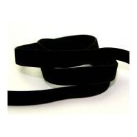 16mm berisford velvet ribbon 9725 black